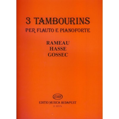 3 TAMBOURINS - FLUTE & PIANO