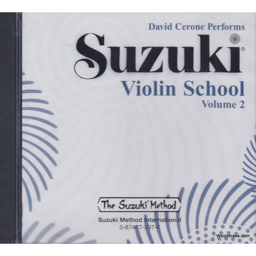 SUZUKI VIOLIN SCHOOL VOL.2 - CD SEUL (DAVID CERONE PERFORMS)