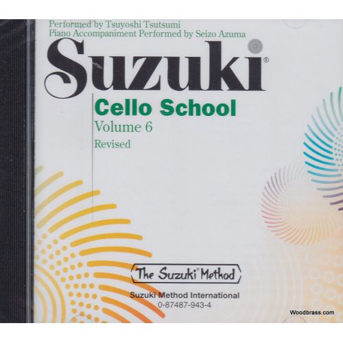  Suzuki Cello School Vol. 6 Cd Seul
