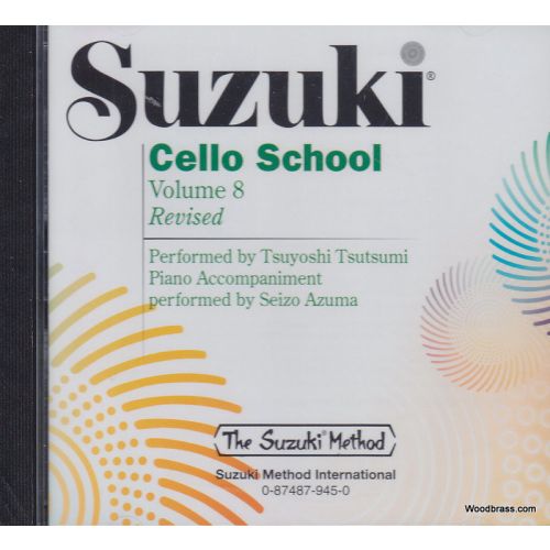  Suzuki Cello School Vol. 8 Cd Seul