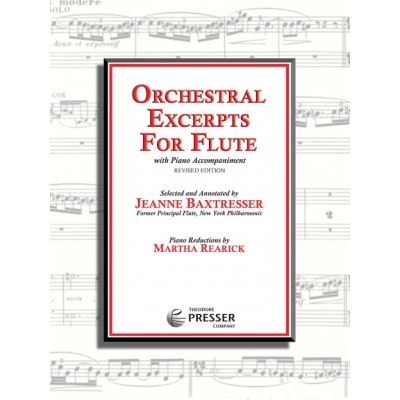 BAXTRESSER JEANNE - ORCHESTRAL EXCERPTS FOR FLUTE VOL.1