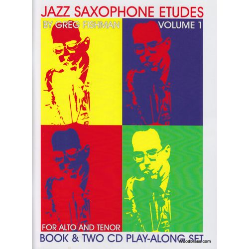 JAZZ STUDIO FISHMAN G. - JAZZ SAXOPHONE eTUDES VOL. 1 + 2 CD