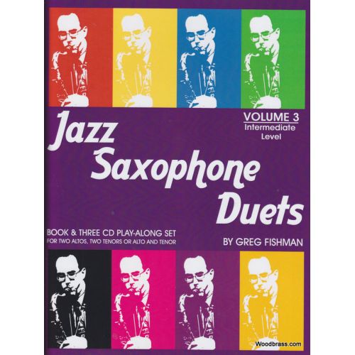 JAZZ STUDIO FISHMAN G. - JAZZ SAXOPHONE DUETS V.3 + 3 CD 