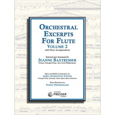 BAXTRESSER JEANNE - ORCHESTRAL EXCERPTS FOR FLUTE VOL.2