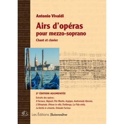 VIVALDI ANTONIO - RECUEILS D'AIRS D'OPERA POUR MEZZO-SOPRANO - CHANT & PIANO