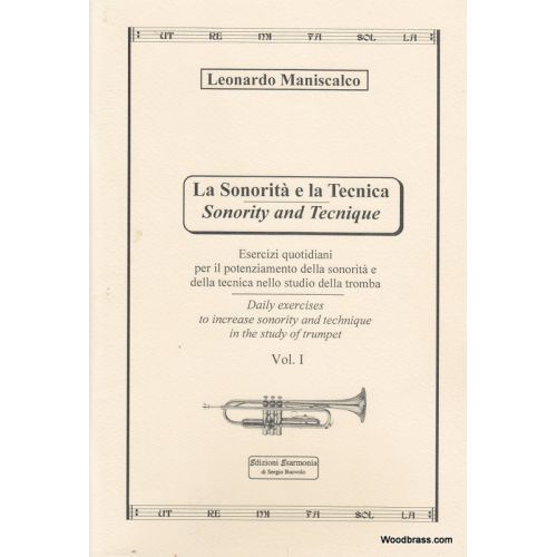 MANISCALCO L. - SONORITY AND TECHNIQUE VOL. 1 - TROMPETTE