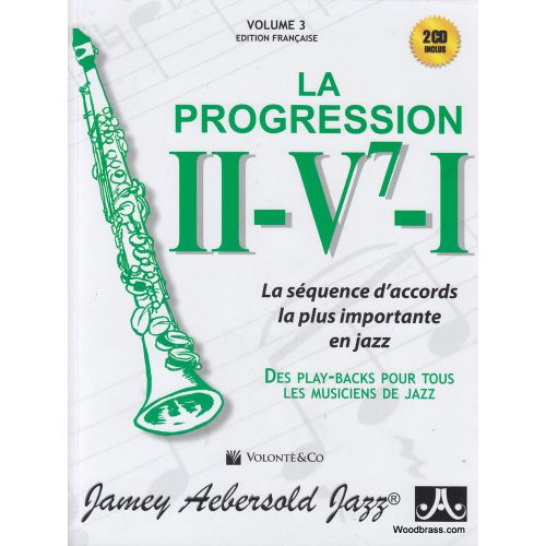 AEBERSOLD N°003 - LA PROGRESSION II V I + 2 CD (EDITION FRANçAISE)