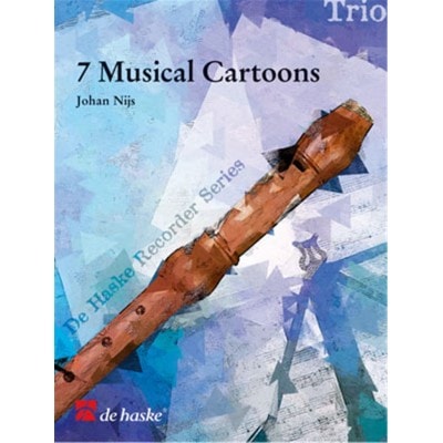NIJS JOHAN - 7 MUSICAL CARTOONS - TRIO FLUTES A BEC