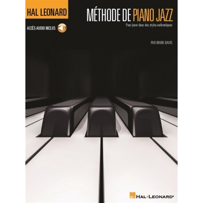 HAL LEONARD HAL LEONARD METHODE DE PIANO JAZZ