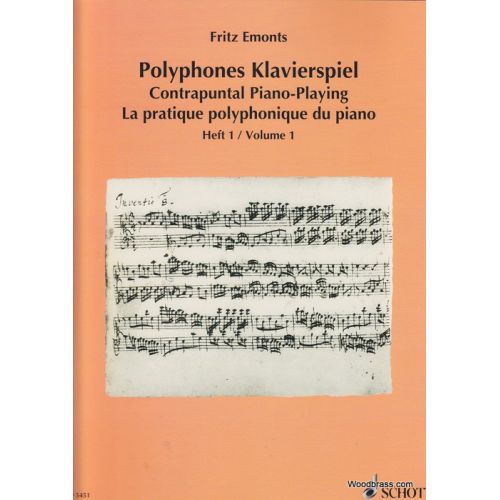  Emonts F. - La Pratique Polyphonique Du Piano Vol.1