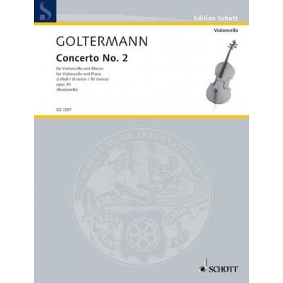 GOLTERMANN - CONCERTO N2 OP.30 - VIOLONCELLE and PIANO