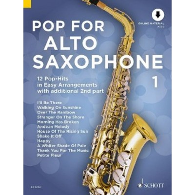 BYE UWE - POP FOR ALTO SAXOPHONE VOL.1 + ONLINE MATERIAL
