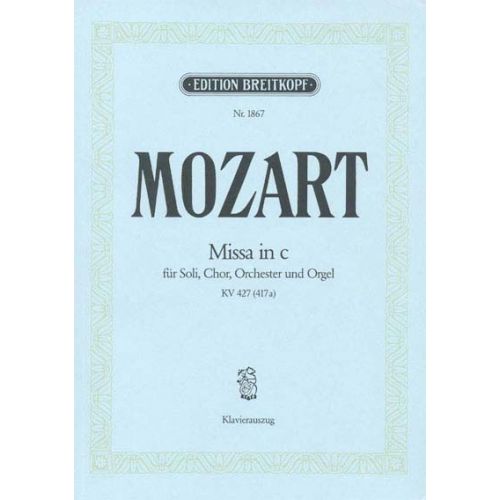 MOZART WOLFGANG AMADEUS - GROSSE MESSE C-MOLL KV427 - PIANO