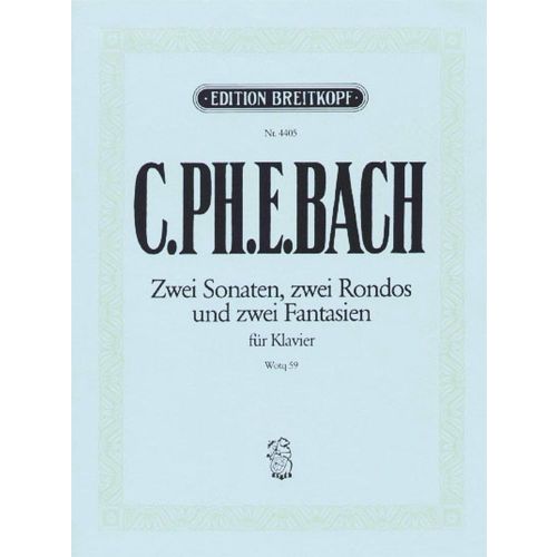  Bach C.p.e. - Die 6 Sammlungen, Heft 5 Wq 59 - Piano