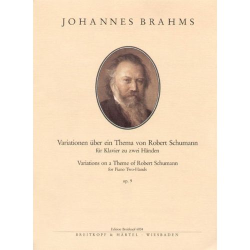 EDITION BREITKOPF BRAHMS JOHANNES - SCHUMANN-VARIATIONEN OP. 9 - PIANO