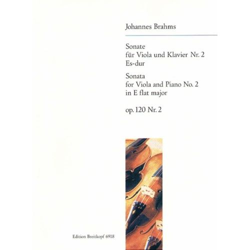 EDITION BREITKOPF BRAHMS J. - SONATE OP. 120/2 EN MIB MAJEUR - ALTO, PIANO