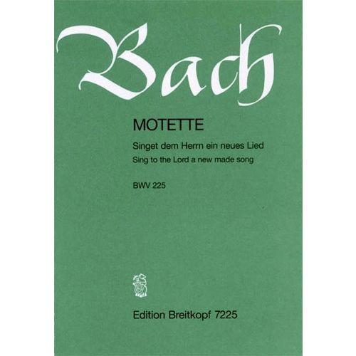 BACH JOHANN SEBASTIAN - MOTETTE 225 SINGET DEM HERRN - MIXED CHOIR