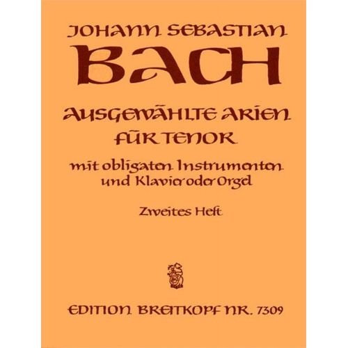 Bach J.s. - Ausgewahlte Arien Fur Tenor 2