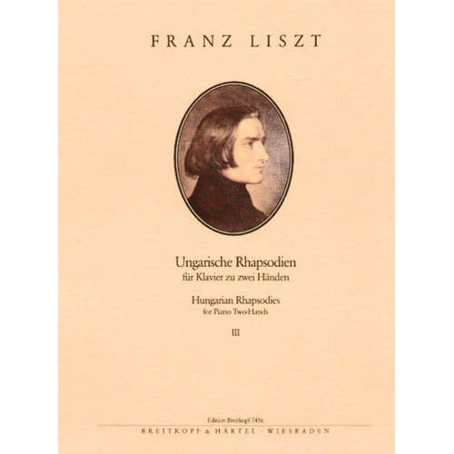 EDITION BREITKOPF LISZT FRANZ - UNGARISCHE RHAPSODIEN NR.14-19 - PIANO