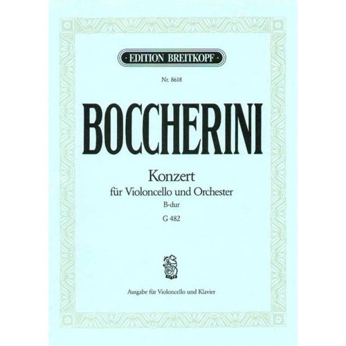  Boccherini L. - Concerto Pour Violoncelle Si B Majeur - Violoncelle, Piano