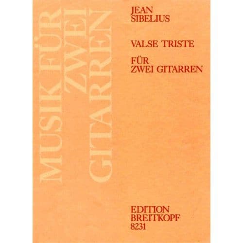  Sibelius Jean - Valse Triste Aus Op. 44 - 2 Guitar