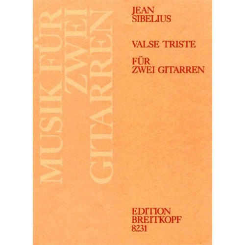 Sibelius Jean - Valse Triste Aus Op. 44 - 2 Guitar