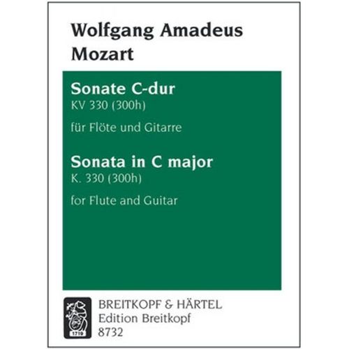 MOZART WOLFGANG AMADEUS - SONATE C-DUR KV 330 (300H) - FLUTE, GUITAR