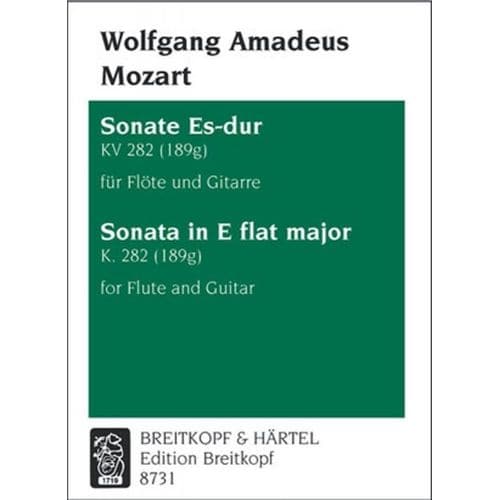 MOZART WOLFGANG AMADEUS - SONATE ES-DUR KV 282 (189G) - FLUTE, GUITAR