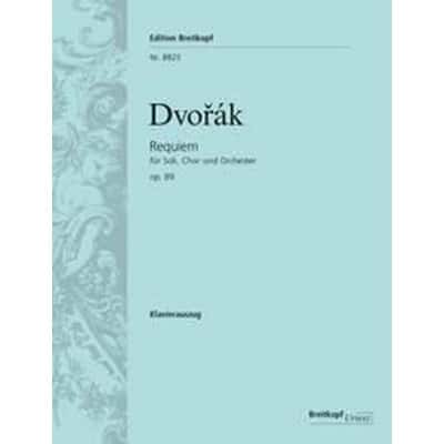 DVORAK ANTON - REQUIEM OP.89 - VOCAL SCORE