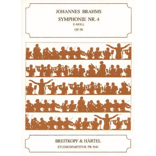 BRAHMS JOHANNES - SYMPHONIE NR. 4 E-MOLL OP. 98 - ORCHESTRA