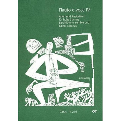 FLAUTO E VOCE IV - VOIX, FLUTE A BEC - CONDUCTEUR 