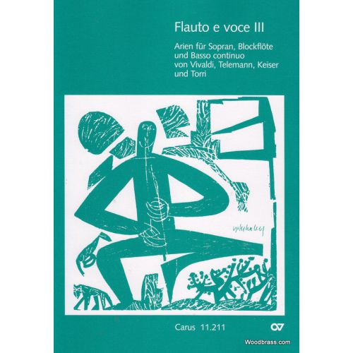 FLAUTO E VOCE III - VOIX, FLUTE A BEC ET BC - CONDUCTEUR