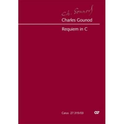 GOUNOD C. - REQUIEM IN C-DUR OP. POSTH. - CHANT & PIANO 
