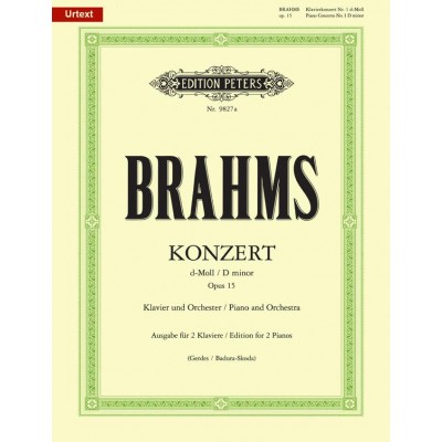 BRAHMS JOHANNES - CONCERTO NO.1 IN D MINOR OP.15 - PIANO 4 HANDS