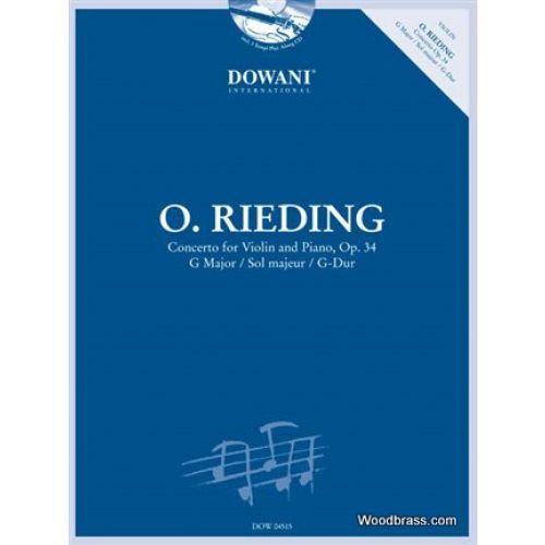 RIEDING O. - CONCERTO FOR VIOLIN & PIANO OP.34 + CD