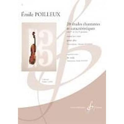  Poilleux Emile - 20 Etudes Chantantes Et Caracteristiques - Alto