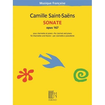 SAINT-SAENS CAMILLE - SONATE OP.167 - CLARINETTE & PIANO 