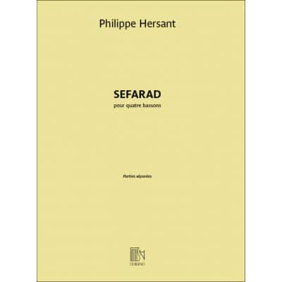 DURAND HERSANT PHILIPPE - SEFARAD POUR 4 BASSONS - PARTIES SEPAREES