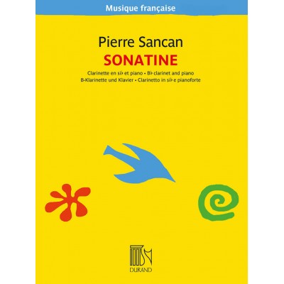 SANCAN PIERRE - SONATINE - CLARINETTE ET PIANO 