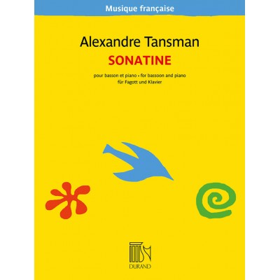 EDITION MAX ESCHIG TANSMAN - SONATINE - BASSON