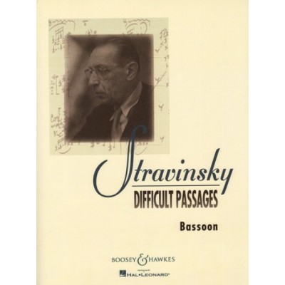 BOOSEY & HAWKES Stravinsky I. - Difficult Passages For Bassoon