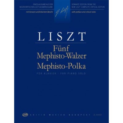 LISZT F. - FIVE MEPHISTO WALZER & MEPHISTO POLKA - PIANO