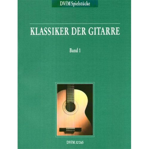 EDITION BREITKOPF KLASSIKER DER GITARRE, BAND 1 - GUITAR