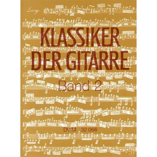 EDITION BREITKOPF KLASSIKER DER GITARRE, BAND 2 - GUITAR