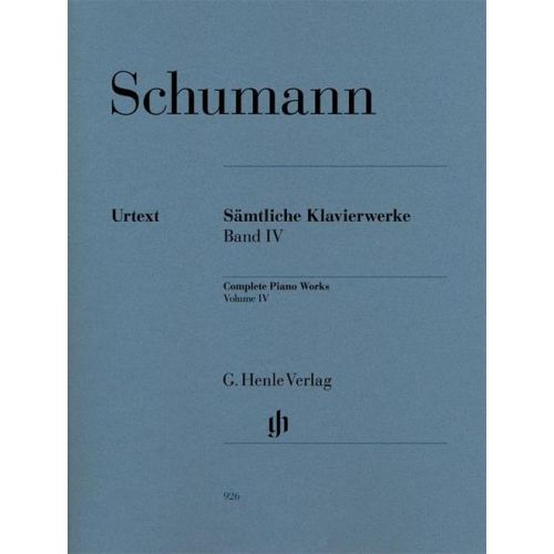 SCHUMANN R. - COMPLETE PIANO WORKS, VOLUME IV 