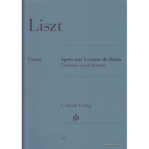  Liszt Franz - Apres Une Lecture De Dante - Fantasia Quasi Sonata 