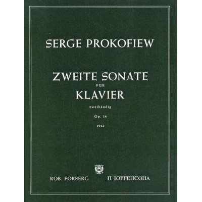 PROKOFIEV SERGEI - SONATA NO.2 OP.14 - PIANO