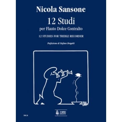 SANSONE NICOLA - 12 STUDIES FOR TREBLE RECORDER