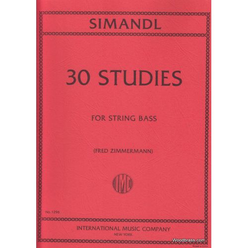 IMC SIMANDL F - 30 STUDIES FOR DEVELOPMENT OF TONE - CONTREBASSE