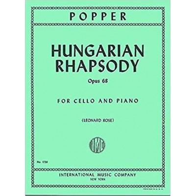 POPPER D. - HUNGARIAN RHAPSODY OP.68 - VIOLONCELLE & PIANO 